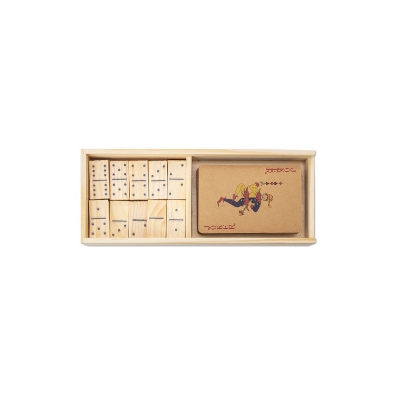 SET ECO DE DOMINÓ Y CARTAS "RECREO"