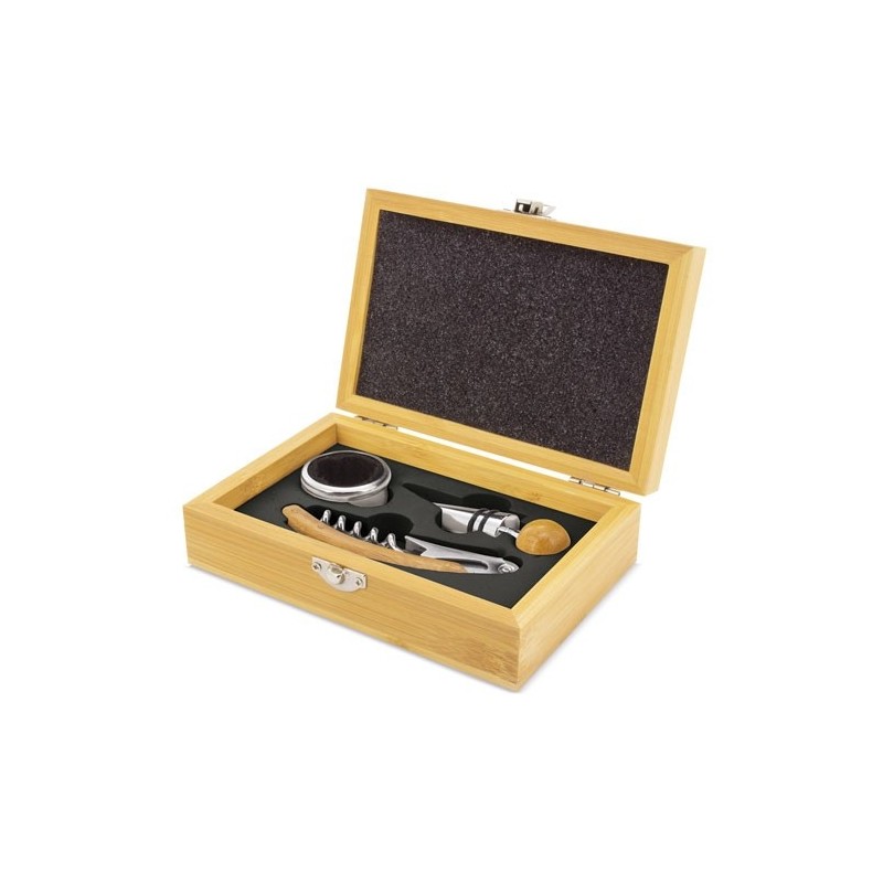 SET DE VINO BAMBU "SIENA"