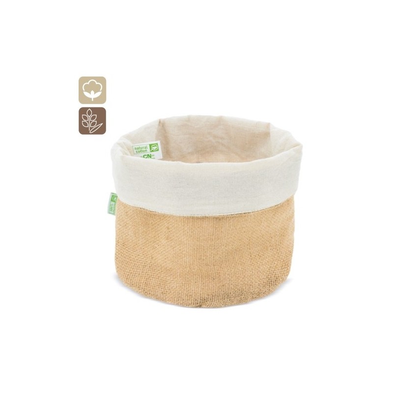PANERA DE ALGODON Y JUTE NATURAL