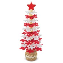 ARBOLITO DE NAVIDAD RPET Y MADERA RECICLADA "PUKKY"