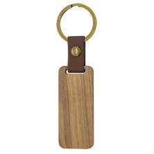 LLAVERO DE MADERA ALARGADO"SAMOA"