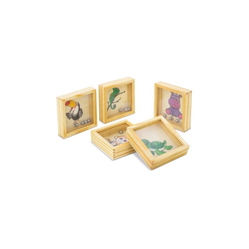 SET 5 LABERINTOS DE MADERA "JUNGLE"