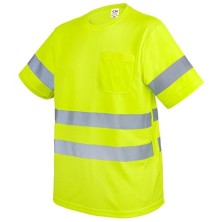CAMISETA CON BOLSILLO Y BANDAS REFLECTANTES "KRZ"