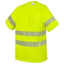 CAMISETA CON BOLSILLO Y BANDAS REFLECTANTES "ELÁST"