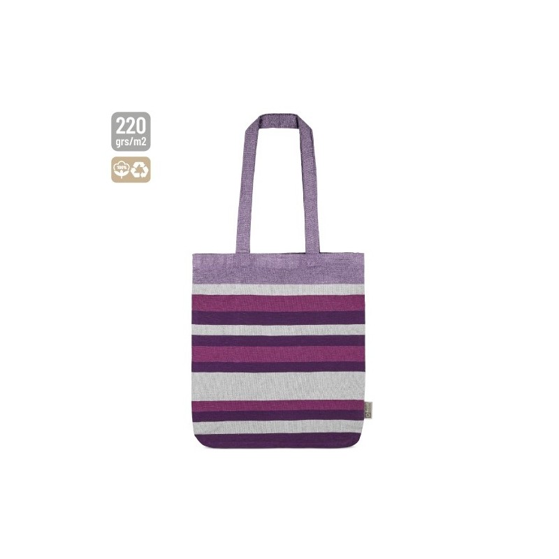 BOLSA RAYAS DE ALGODÓN RECICLADO "TRINITY"