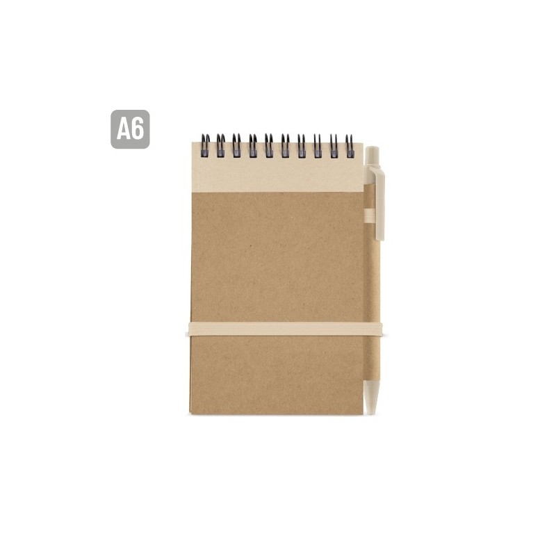 BLOC DE NOTAS CON BOLIGRAFO RECICLADO