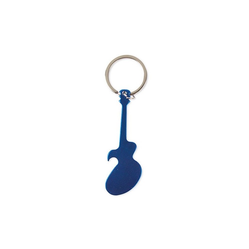 LLAVERO ALUMINIO GUITARRA AZ