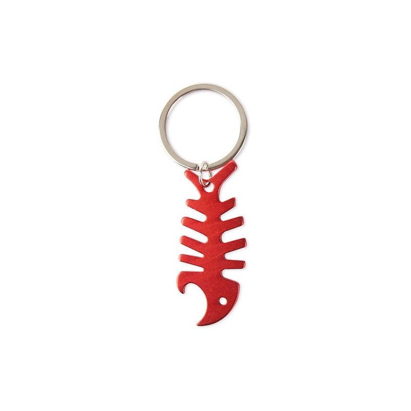 LLAVERO ALUMINIO RASPA ROJO