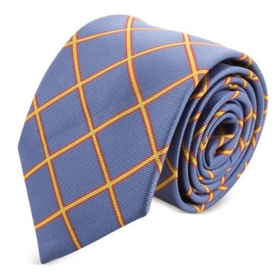 CORBATA ESPAÑA ROMBOS CELESTE