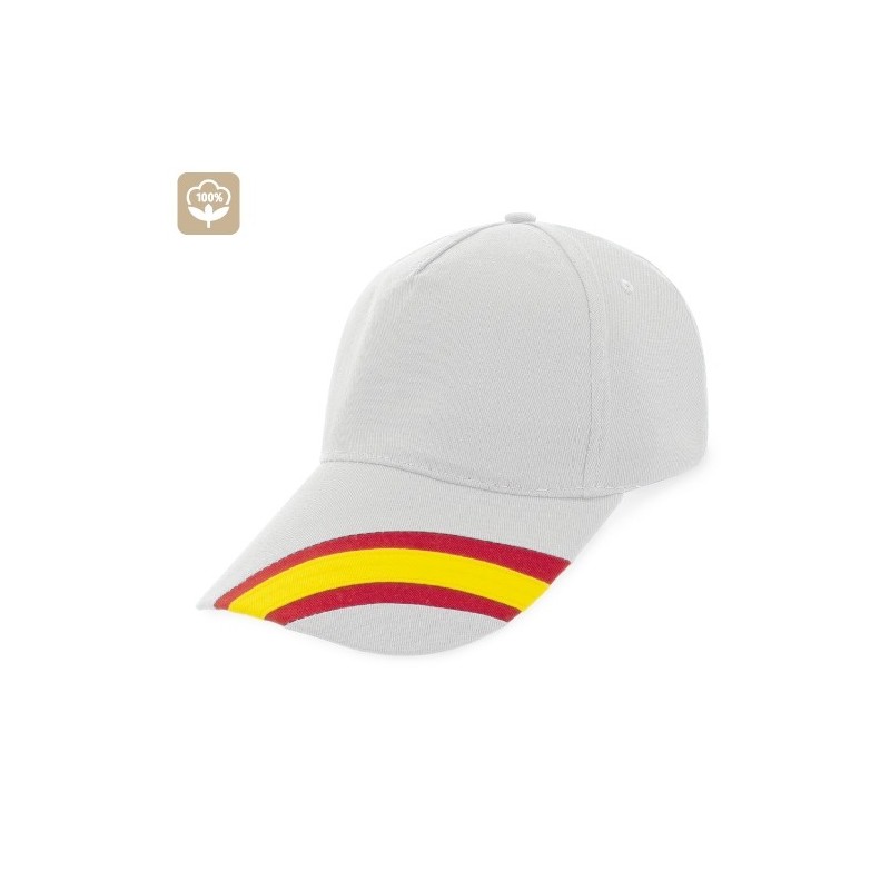GORRA NACIONAL 5 PANELES ALGODN PEINADO "DEVA"