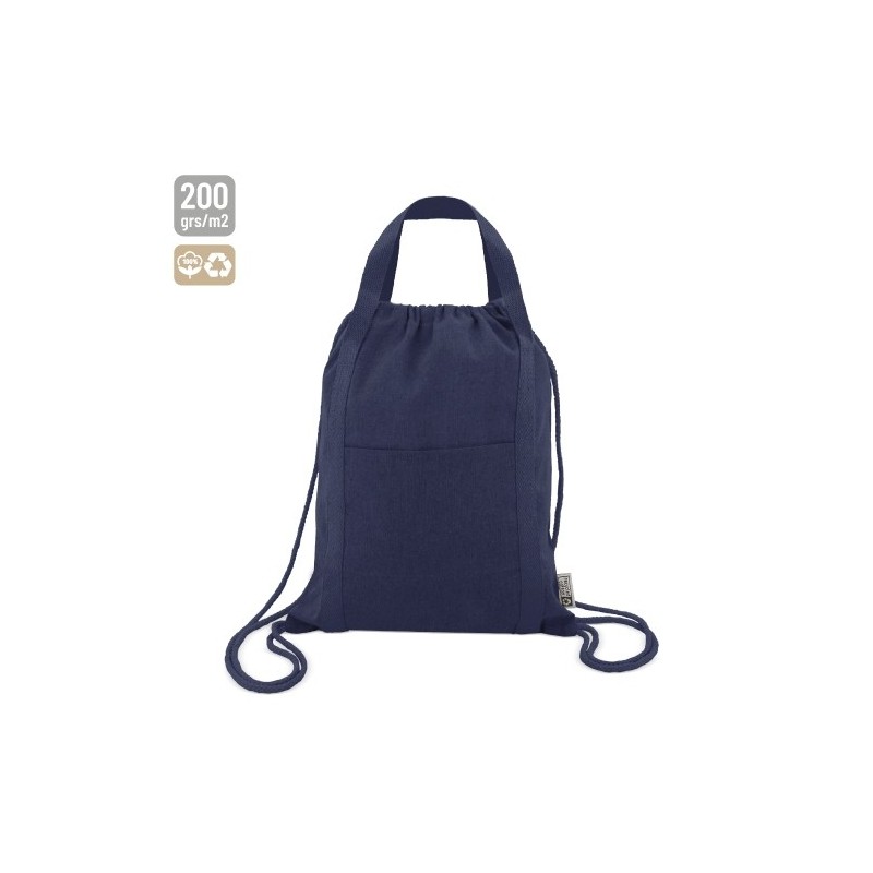 BOLSA MOCHILA DE ALGODÓN RECICLADO "YALA"