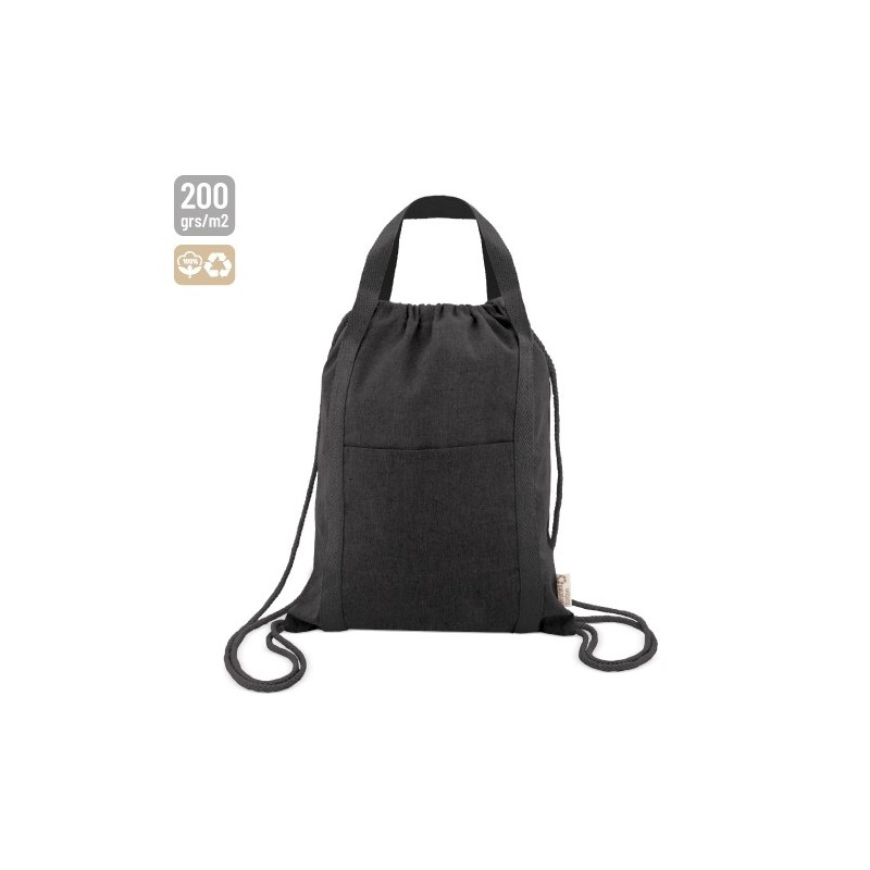 BOLSA MOCHILA DE ALGODÓN RECICLADO "YALA"