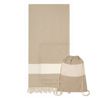 TOALLA PAREO MOCHILA "SOFT-ECO"