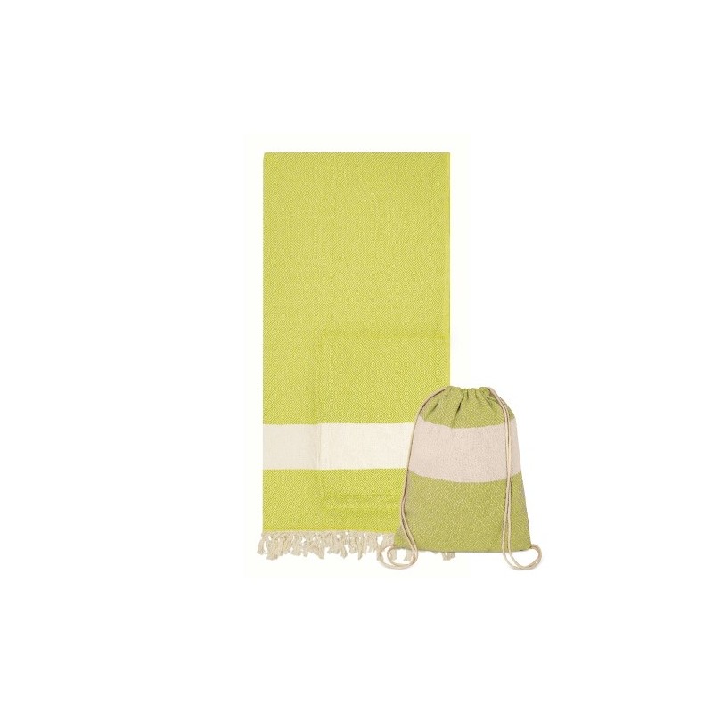 TOALLA PAREO MOCHILA "SOFT-ECO"
