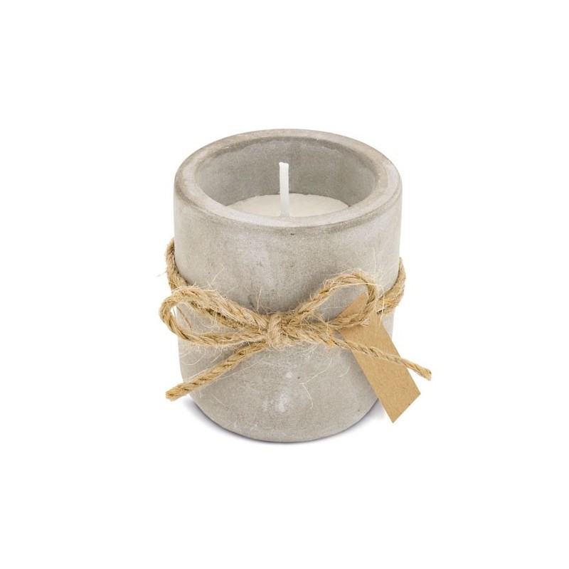 VELA AROMÁTICA ECOCEMENTO "STELLA"