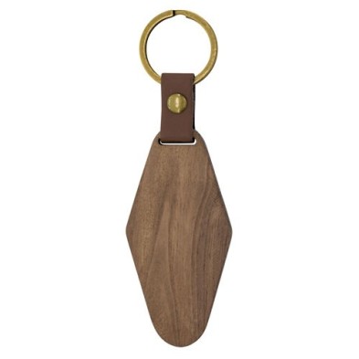 LLAVERO DE MADERA ROMBO"SAMOA"