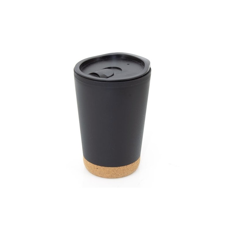 VASO TÉRMICO DOBLE PARED PP/CORCHO "VENEZA"