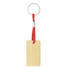 LLAVERO DE BAMBÚ RECTANGULAR "YIBIN"