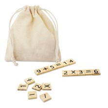 JUEGO DE MADERA MATEMÁTICO "EDUCA"