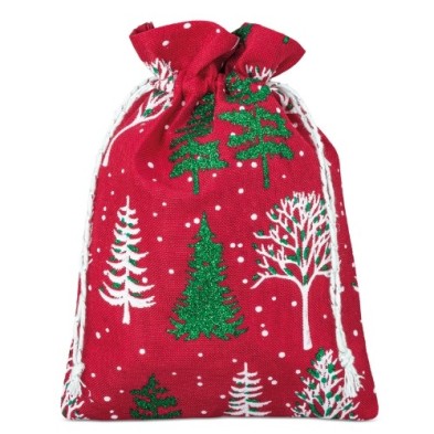 BOLSA REGALO NAVIDEÑA 13*18 CM "SNOWY"