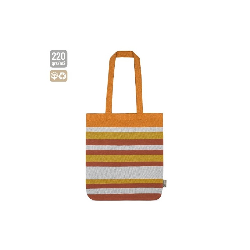 BOLSA RAYAS DE ALGODÓN RECICLADO "TRINITY"