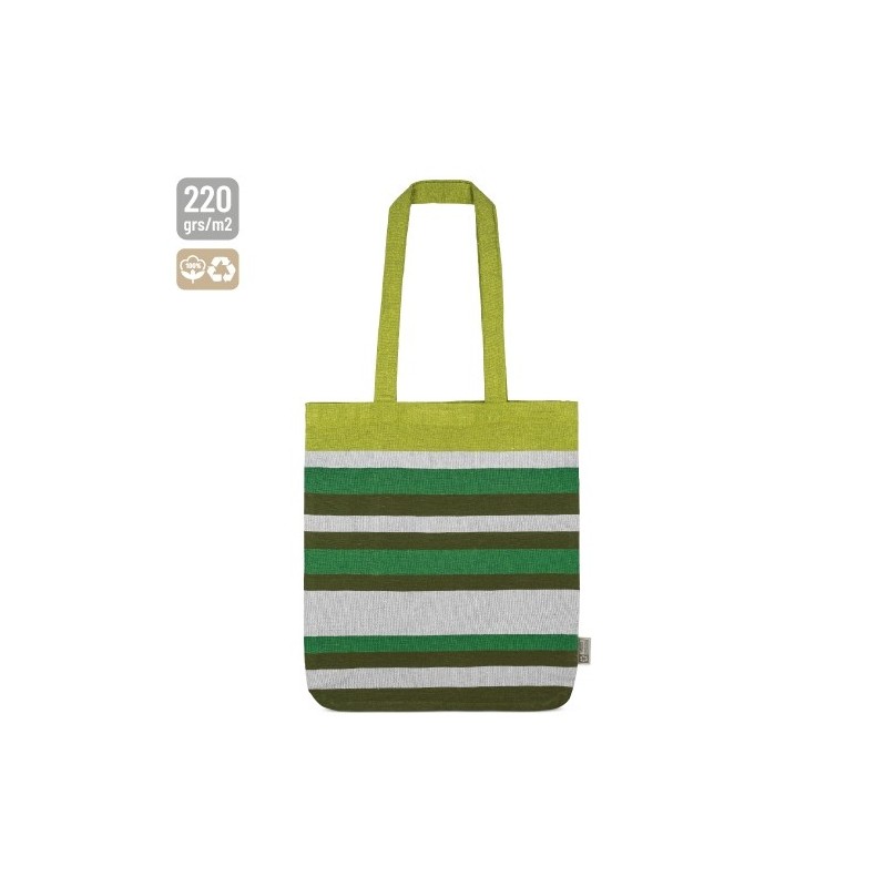 BOLSA RAYAS DE ALGODÓN RECICLADO "TRINITY"