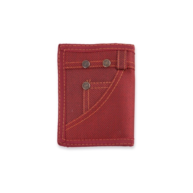 CARTERA JEANS ROJO