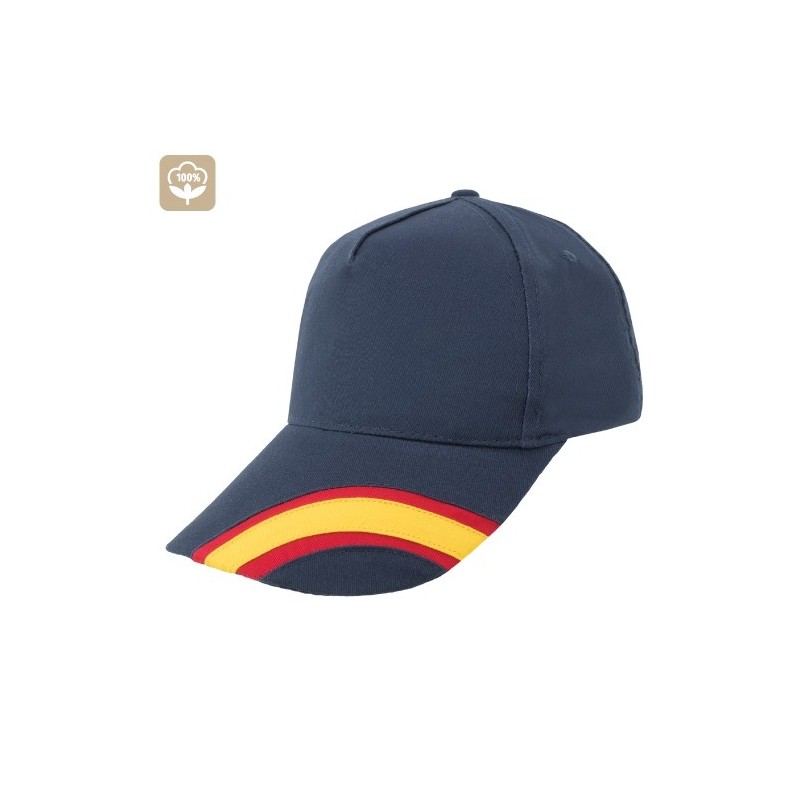 GORRA NACIONAL 5 PANELES ALGODN PEINADO "DEVA"