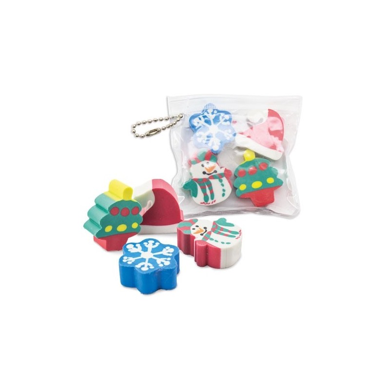 SET GOMAS NAVIDEÑAS "HAL" 1 PACK