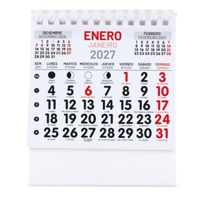 Calendario sobremesa