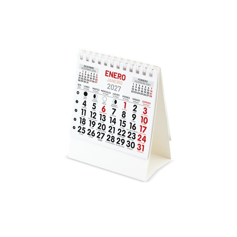 Calendario sobremesa